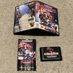 Streets of Rage 2 Not For Resale (Sega Genesis, 1992) CIB Complete w/ Manual