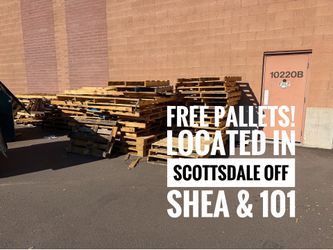 Free Pallets/ Wood!! Located in Scottsdale