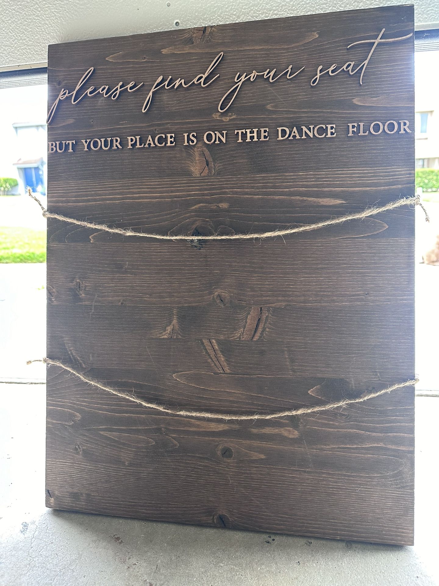 Wooden Seating Chart- Wedding