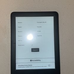 Amazon Kindle 10th Generation e-reader.