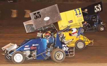 Sprint car race car