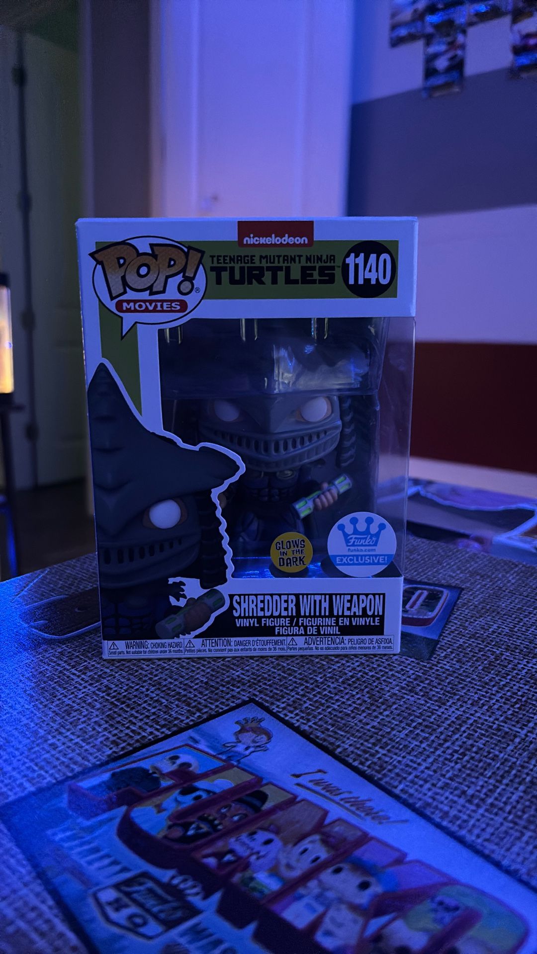 Shredder Funko Exclusive Plus Glows In The Dark