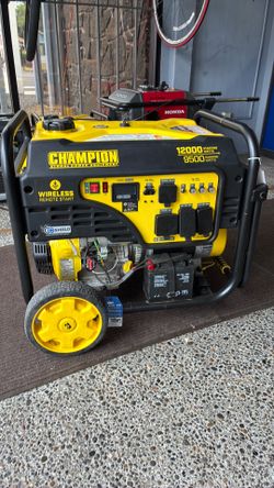 Champion 12000 Starting Watts / 9500 Running Watts with Push Button Start Gas Powered Generator (70492563)