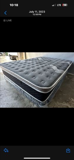 King Oasis Thermal Comfort Europillow Top 12inch Matres!!