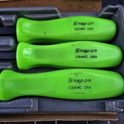 SnapOn Carbon Scraper Set In GREEN 3PC