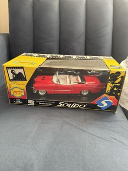 1994 Solido 1:18 Signature Series James Dean 1955 Cadillac & Caricature Sealed
