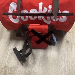 Red Cookies Duffle Bag Large