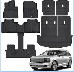 Hyundai palisade all Weather floor mats custom fit