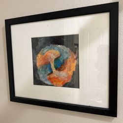 🖼️ Modern Abstract Framed Art – 22x18 – $40