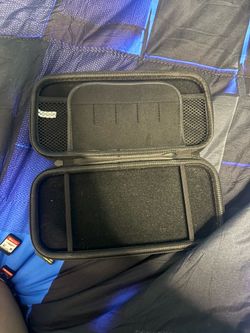 Nintendo switch with games and case