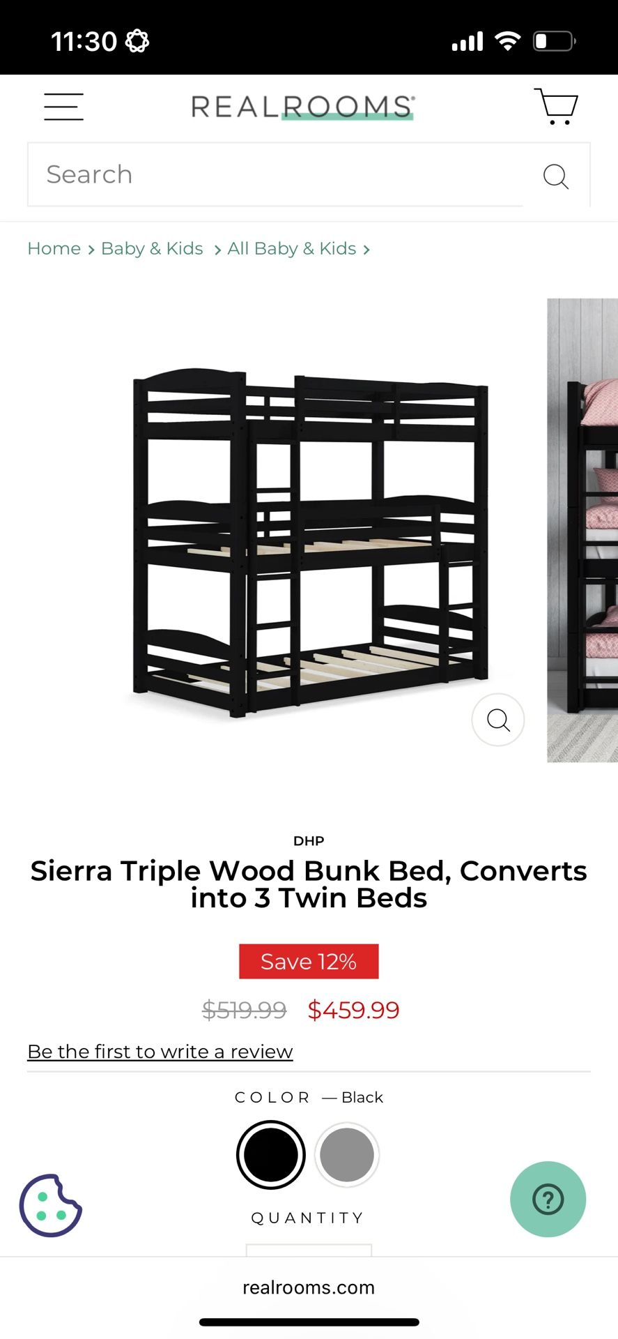 Triple Bunk Bed