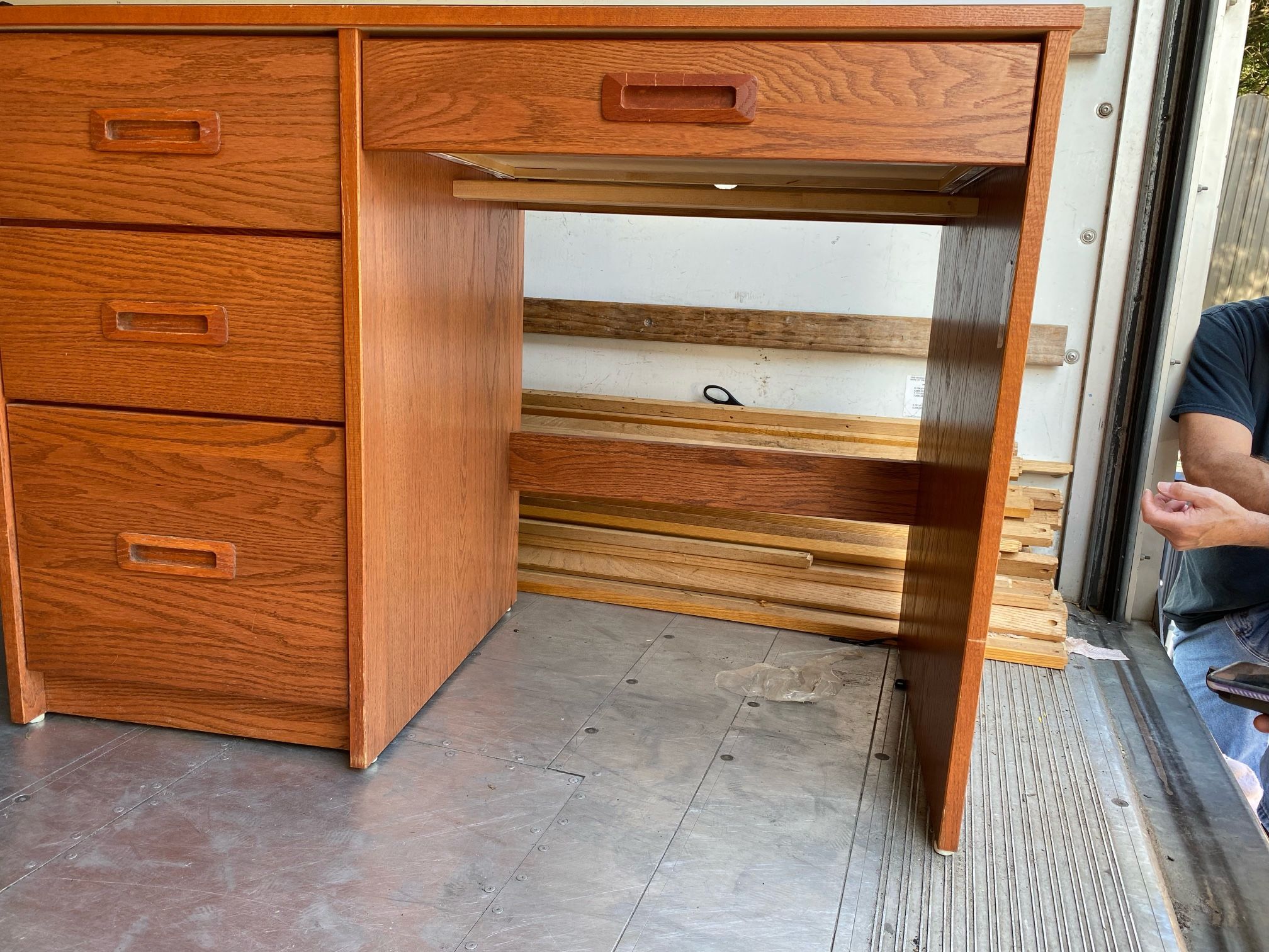 Solid Wooden Vintage Desks - Lot Of 10
