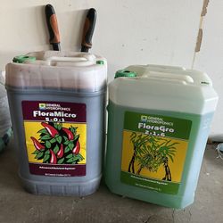Floramicro And Floragro  6 gallons