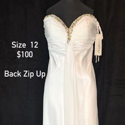 New Wedding Bridesmaid Mother Of The Bride Prom  Quince Sweet 16 Girls Ballgown Party Dress