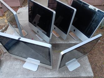 6 imacs 2009 20 inch bundle working computers  see pix details