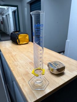Eisco Labs 250mL Glass Graduated Cylinders