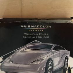 Art Supply Bundle: Prismacolor Premier Markers, Fantasia Sketching Pencils, and Canvas Panels