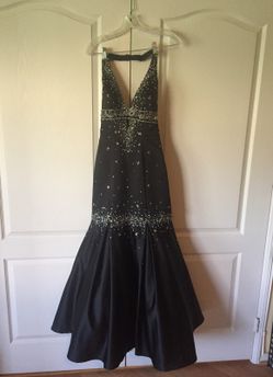 Designer Mori Lee Sherri Hill mermaid prom dress