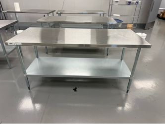 Stainless steel table 72x30 18 heavy duty!