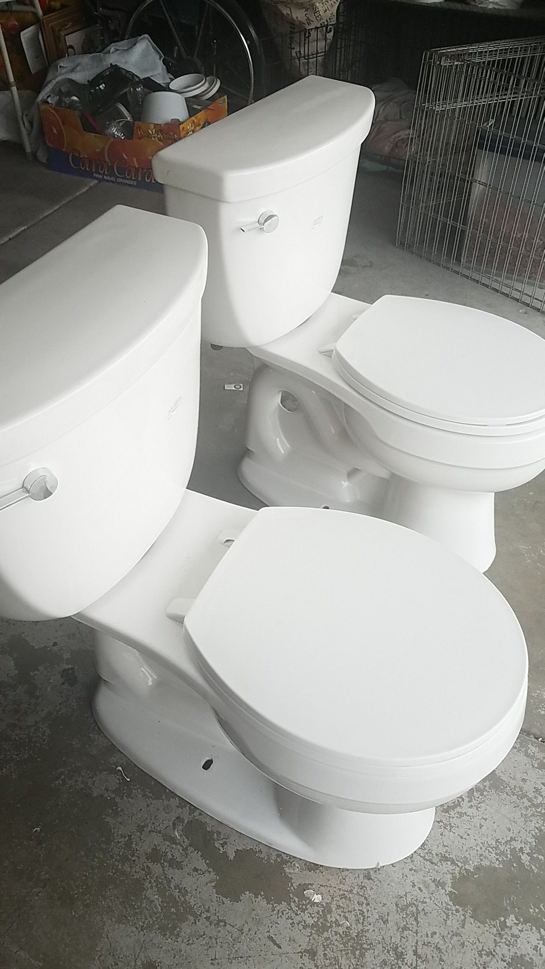 2 used Kohler toilets they look like new