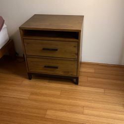 High Quality Wooden Nightstands x2