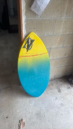 Zap Skimboard Yellow Blue Ombre