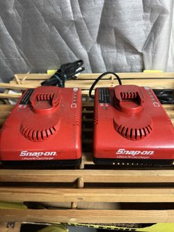 Snap On Chargers W/ Batteries