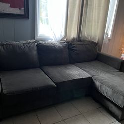 Charcoal Grey Couch 