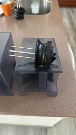 Miele parts:Water reservoir, milk dispenser, 2 coffee bean hoppers