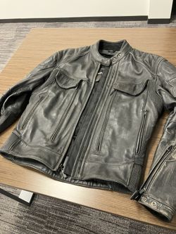 High End Leather Motorcycle Jacket