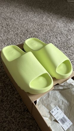 Adidas Yeezy Slide Glow Green Size 11 Auténtic