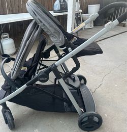 Triple baby stroller