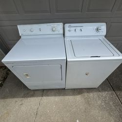 Washer And Dryer