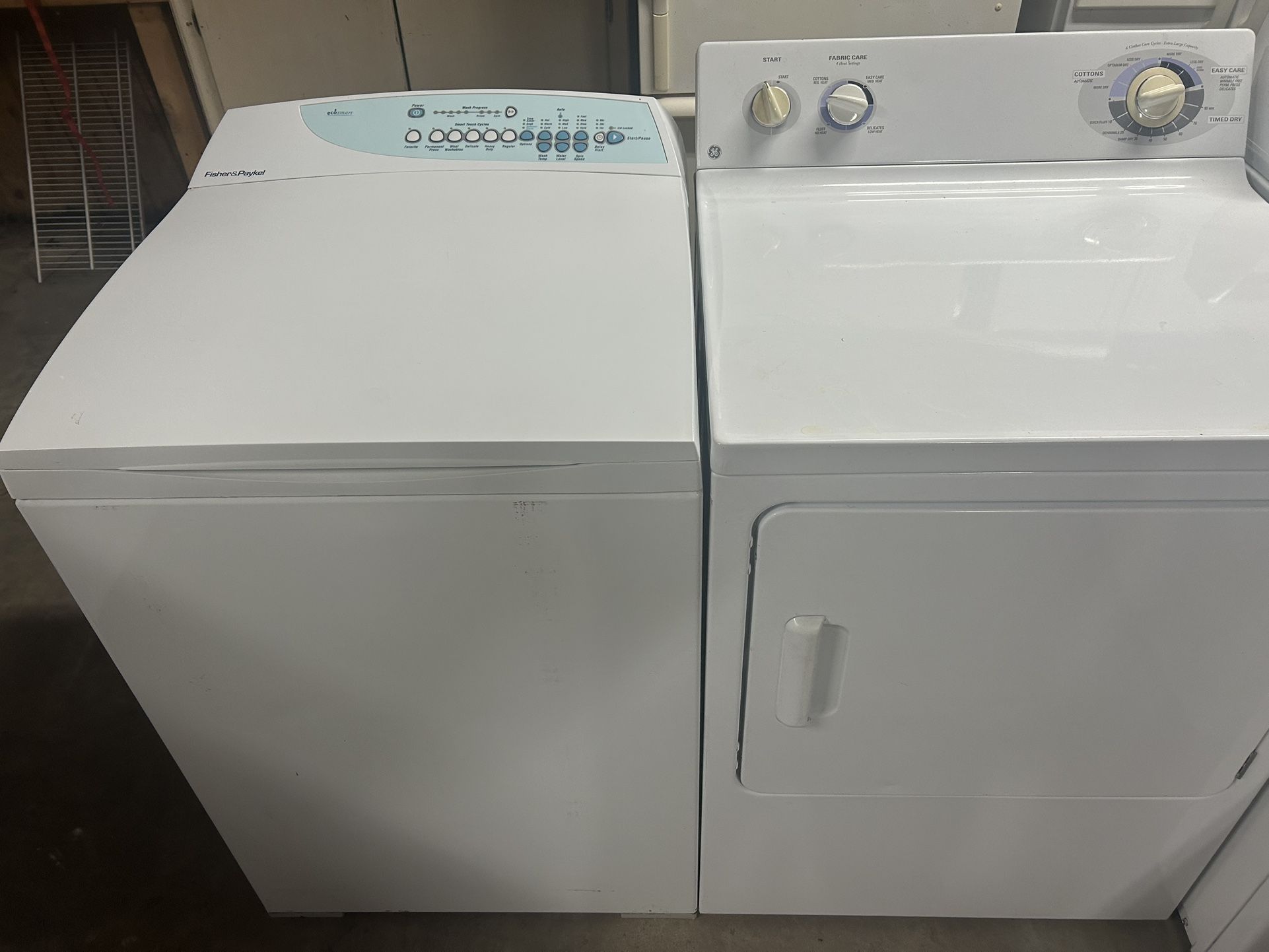 WASHER AND DRYER