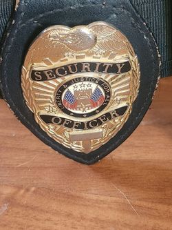 Security badge and belt