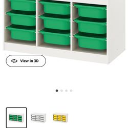 IKEA Unit + Green Bins