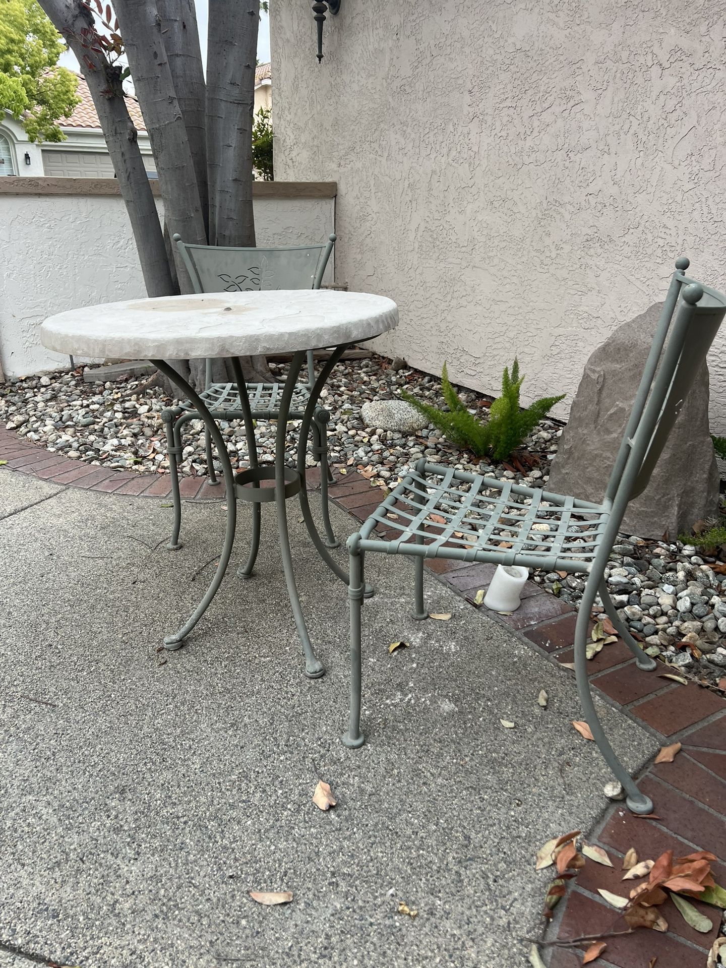 Cafe patio table