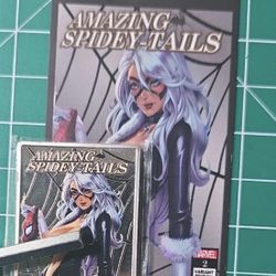 1 oz. .999 Silver Bar with COA Amazing Spidey-Tails sexy the black cat 