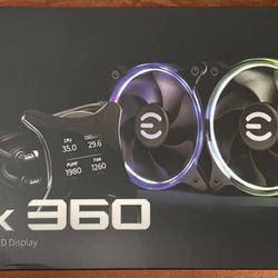 EVGA CLCX 360mm All-In-One LCD CPU Liquid Cooler