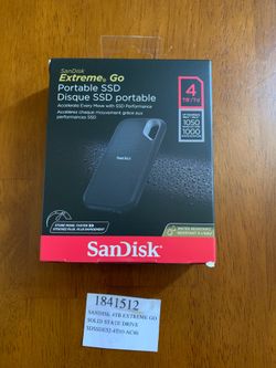 4TB SanDisk Extreme SSD