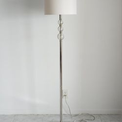 Floor Lamp Metal And Crystal Base Modern Elegant