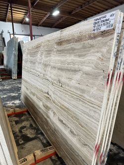Natural Travertine Slab 1800$
