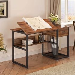 Large Drafting Table, Drawing Computer Desk
