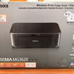 Cannon Pixma MG3620 All In 1 Printer W/Ink