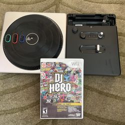 DJ Hero Turntable and game bundle - For Wii