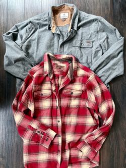 $7 each Mens Legendary Whitetails & Orvis for both size 2XL