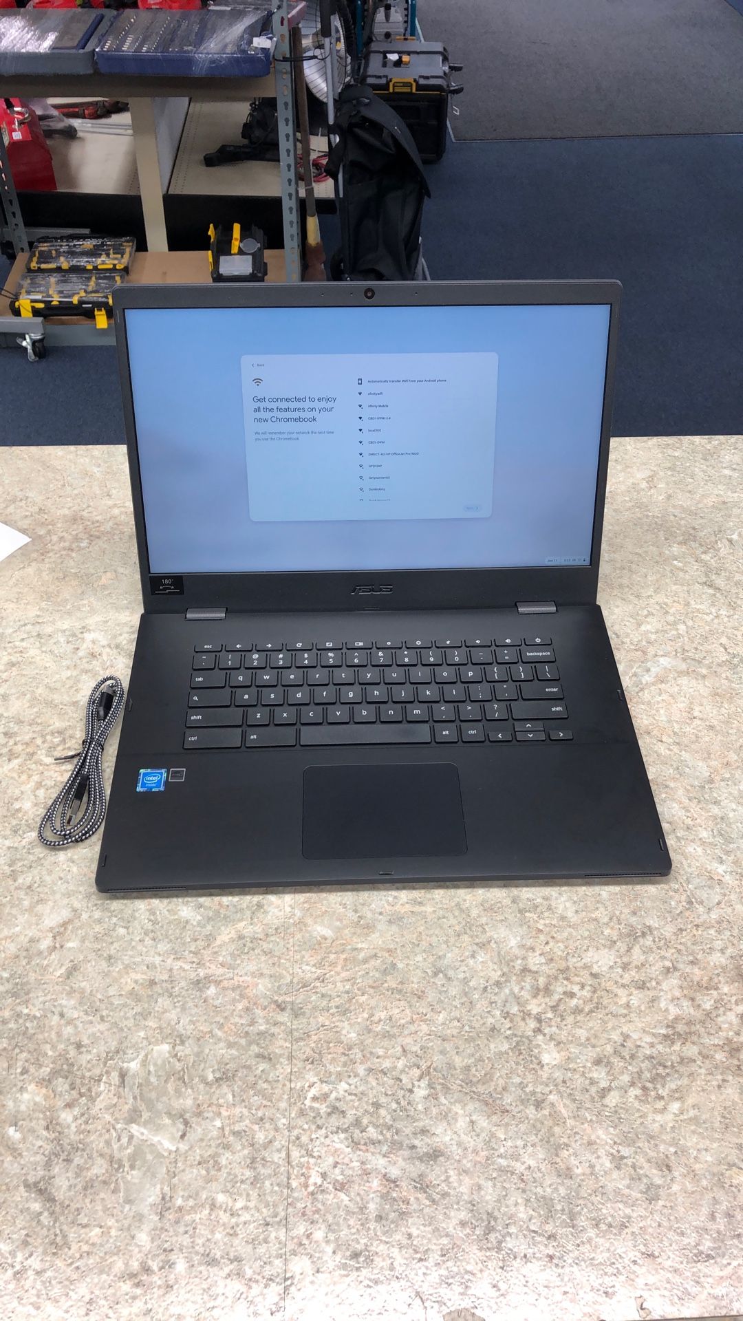 Asus CX1500CNA Chromebook 15.6” 4GB RAM 64 GB eMMC With USB Cable