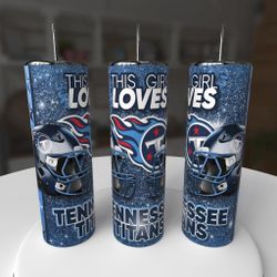 Tennessee Titans Football Tumbler