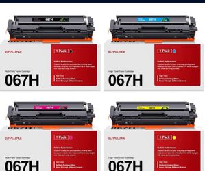 New Toner Cartridge Set Compatible Canon 067 & 067H LBP633Cdw LBP632Cdw MF656Cdw