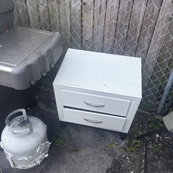 Small White Dresser/Nightstand